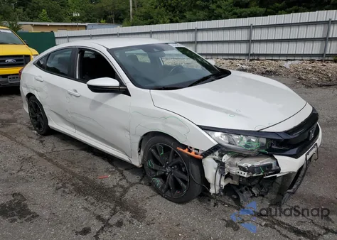 2020 Honda Civic Sport z USA, uszkodzony, nr VIN 19XFC2F84LE020502